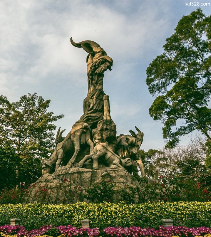 越秀公园五羊雕像