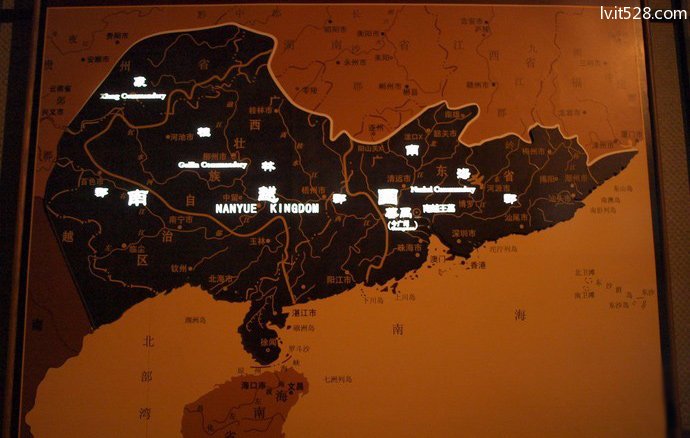 西汉南越国版图